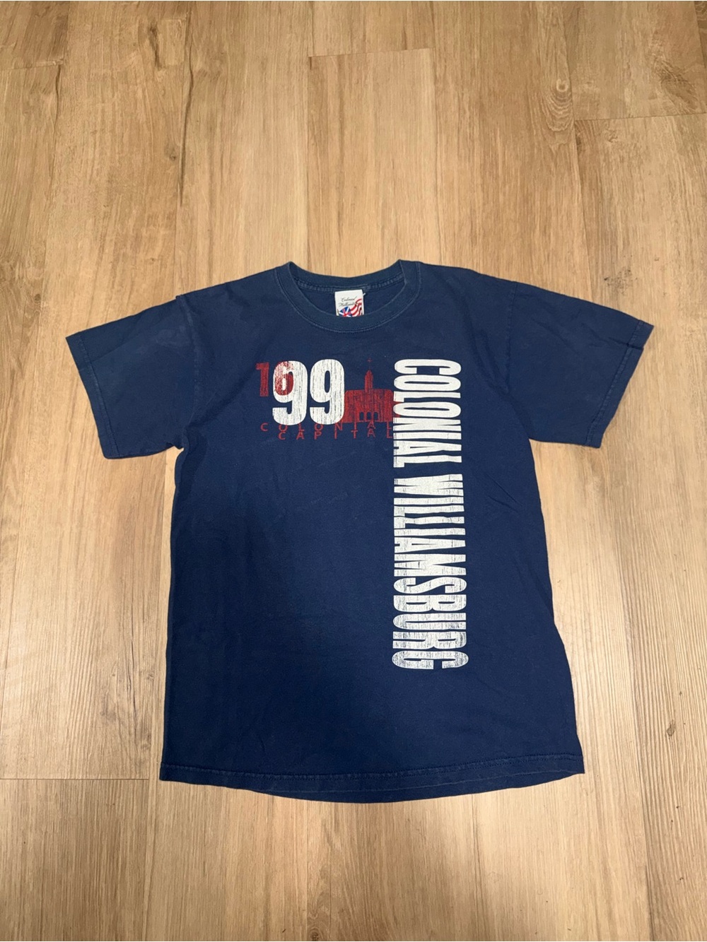 Navy Graphic Short Sleeve Tee - Women's